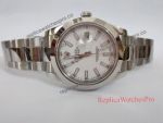 New Upgraded Fake Rolex Datejust 2 41mm Watch - White Dial 